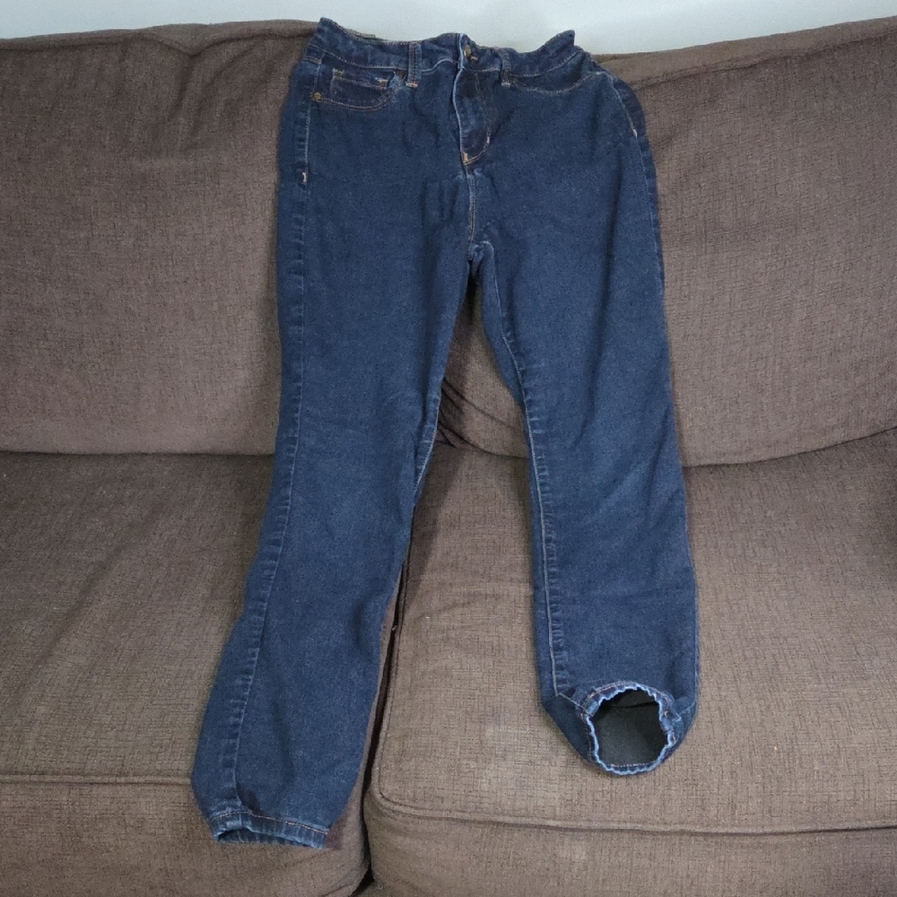 Blue Spice Dark Blue Straight Leg Jeans
